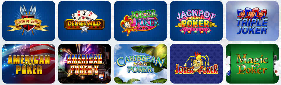 Video Poker WILD ROBIN CASINO