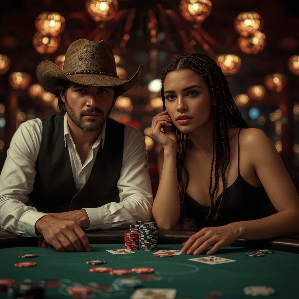 photo de deux joueurs de poker Wild Robin Casino